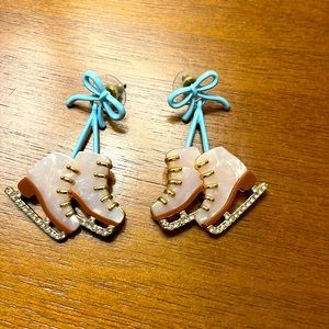 Ice skates earrings